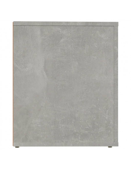 Comodino Grigio Cemento 50x39x47 cm
