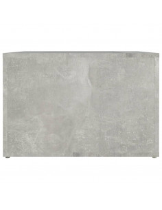 Comodino Grigio Cemento 57x55x36 cm in Legno Multistrato