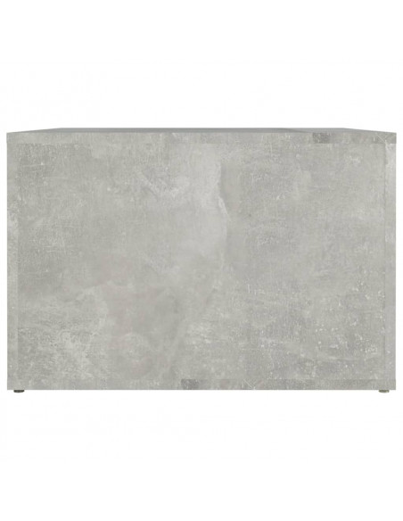 Comodino Grigio Cemento 57x55x36 cm in Legno Multistrato