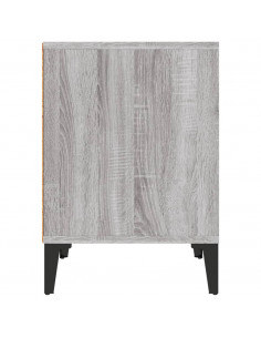 Comodino Grigio Sonoma 40x35x50 cm
