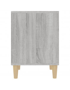Comodino Grigio Sonoma 40x35x50 cm