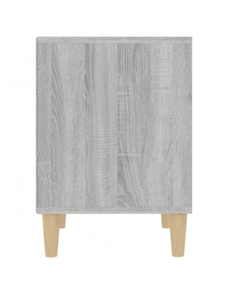 Comodino Grigio Sonoma 40x35x50 cm