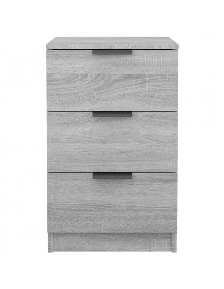 Comodino Grigio Sonoma 40x36x65 cm