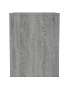 Comodino Grigio Sonoma 45x34x44,5 cm in Truciolato
