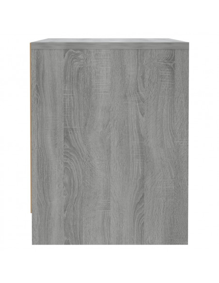 Comodino Grigio Sonoma 45x34x44,5 cm in Truciolato