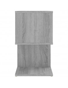 Comodino Grigio Sonoma 50x30x51,5 cm in Legno Multistrato