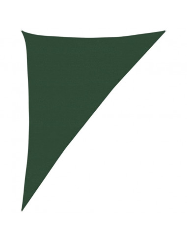 Vela Parasole 160 g/m² Verde Scuro 4x5x6,8 m in HDPE