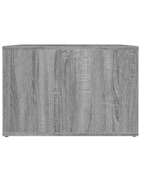 Comodino Grigio Sonoma 57x55x36 cm in Legno Multistrato
