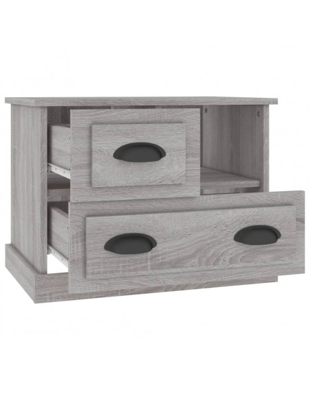 Comodino Grigio Sonoma 60x39x45 cm