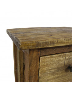 Comodino in Legno Massello di Recupero 40x30x51 cm