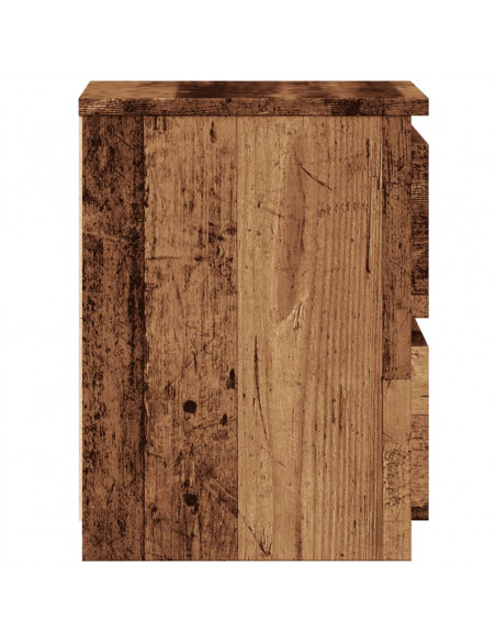 Comodino Legno Antico 30x30x40 cm in Legno Multistrato