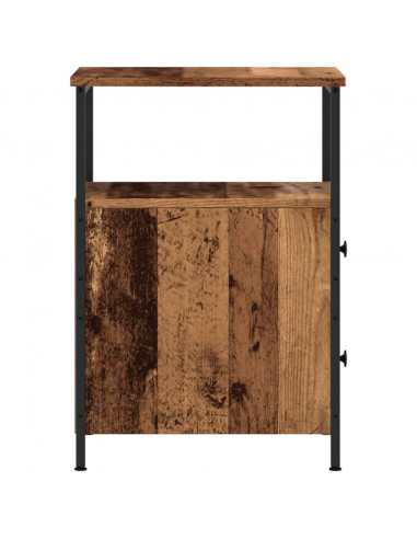 Comodino Legno Antico 34x35,5x50 cm in Legno Multistrato