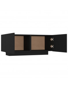 Comodino Nero 100x35x40 cm in Truciolato