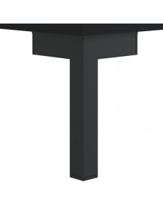 Comodino Nero 40x40x50 cm in Legno Multistrato