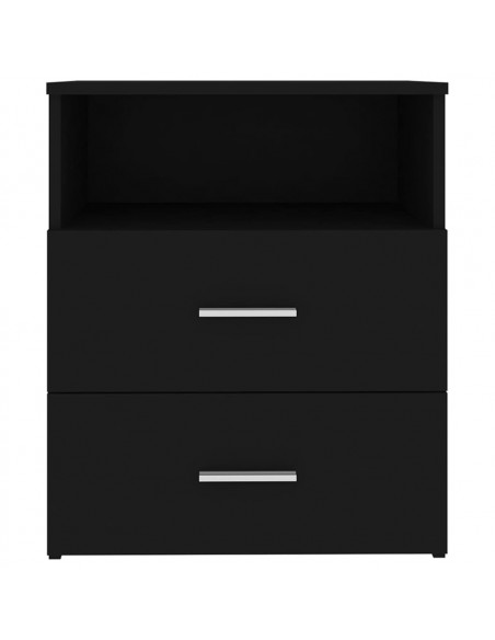 Comodino Nero 50x32x60 cm