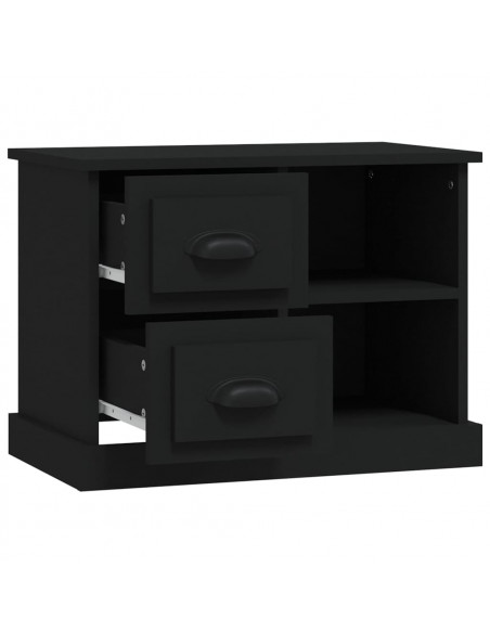 Comodino Nero 60x35,5x45 cm