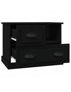 Comodino Nero 60x39x45 cm