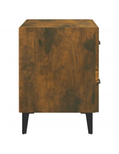Comodino Rovere Fumo 40x35x47,5 cm