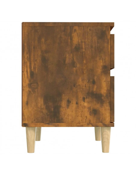 Comodino Rovere Fumo 40x35x50 cm