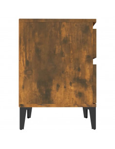 Comodino Rovere Fumo 40x35x50 cm