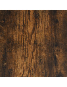 Comodino Rovere Fumo 40x40x66 cm in Legno Multistrato