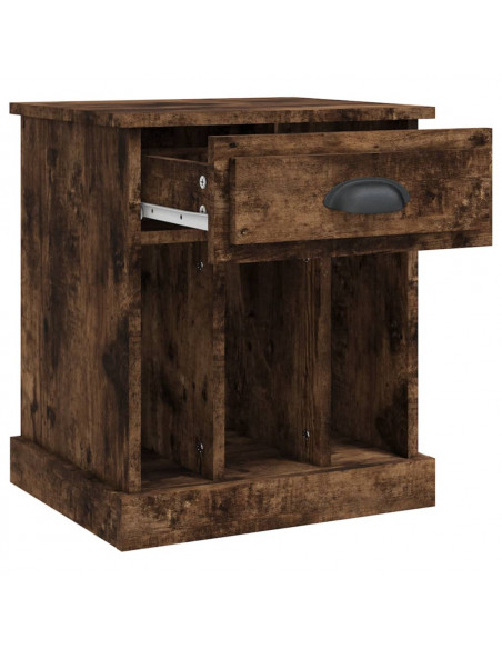 Comodino Rovere Fumo 43x36x50 cm