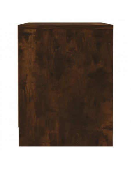 Comodino Rovere Fumo 45x34x44,5 cm in Truciolato
