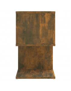 Comodino Rovere Fumo 50x30x51,5 cm in Legno Multistrato