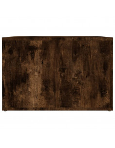 Comodino Rovere Fumo 57x55x36 cm in Legno Multistrato
