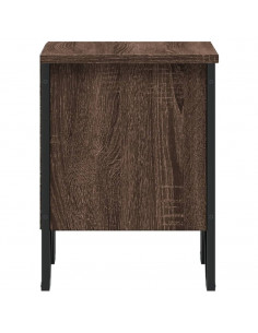 Comodino Rovere Marrone 40x30x40 cm in Truciolato