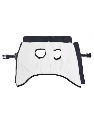 Cappotto Cani Imbracatura Impermeabile Riflettente Blu Navy M