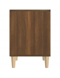 Comodino Rovere Marrone 40x35x50 cm