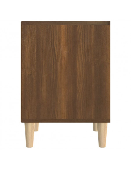 Comodino Rovere Marrone 40x35x50 cm