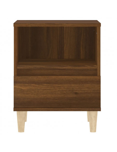 Comodino Rovere Marrone 40x35x50 cm