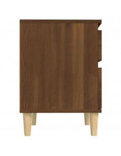 Comodino Rovere Marrone 40x35x50 cm