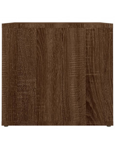 Comodino Rovere Marrone 41x40x36 cm in Legno Multistrato