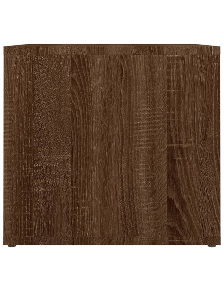 Comodino Rovere Marrone 41x40x36 cm in Legno Multistrato