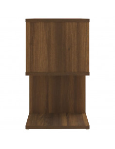 Comodino Rovere Marrone 50x30x51,5 cm in Legno Multistrato