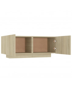 Comodino Rovere Sonoma 100x35x40 cm in Truciolato