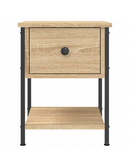 Comodino Rovere Sonoma 34x35,5x45 cm in Legno Multistrato