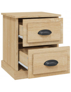 Comodino Rovere Sonoma 39x39x47,5 cm in Legno Multistrato