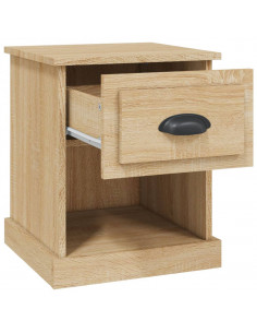 Comodino Rovere Sonoma 39x39x47,5 cm in Legno Multistrato
