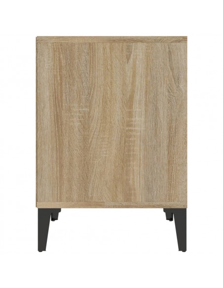 Comodino Rovere Sonoma 40x35x50 cm