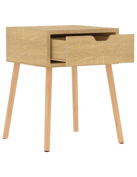 Comodino Rovere Sonoma 40x40x56 cm in Legno Multistrato