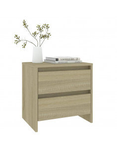 Comodino Rovere Sonoma 45x34,5x44,5 cm in Truciolato