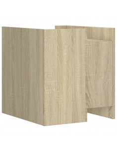 Comodino Rovere Sonoma 45x50x50 cm in Legno Multistrato