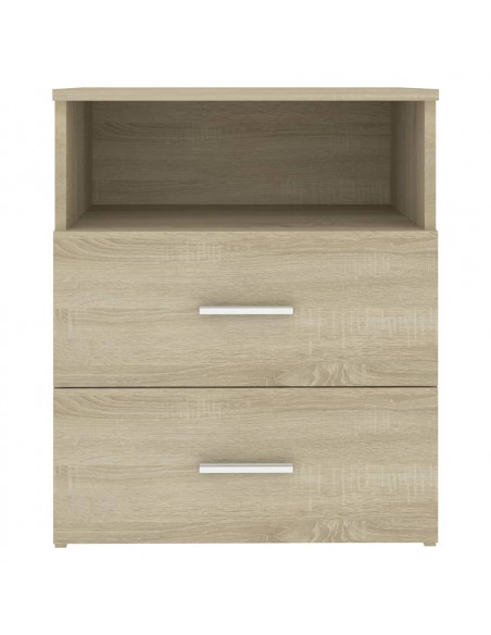 Comodino Rovere Sonoma 50x32x60 cm