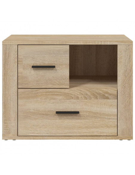 Comodino Rovere Sonoma 60x36x45 cm in Legno Multistrato