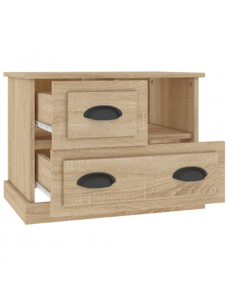 Comodino Rovere Sonoma 60x39x45 cm