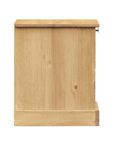 Comodino VIGO 42x35x42 cm in Legno Massello di Pino